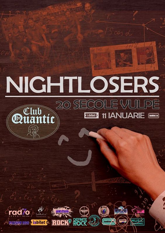 Vineri, 11 ianuarie, Nightlosers live, Quantic