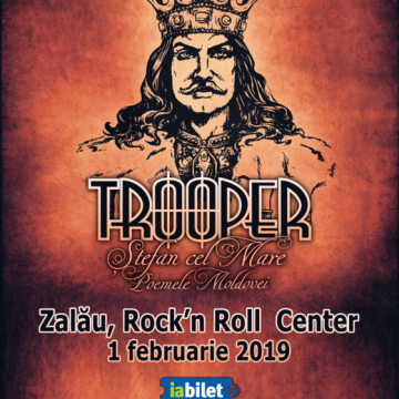 Trooper, Stefan cel Mare – Poemele Moldovei, 1 februarie la Rock’n Roll Center