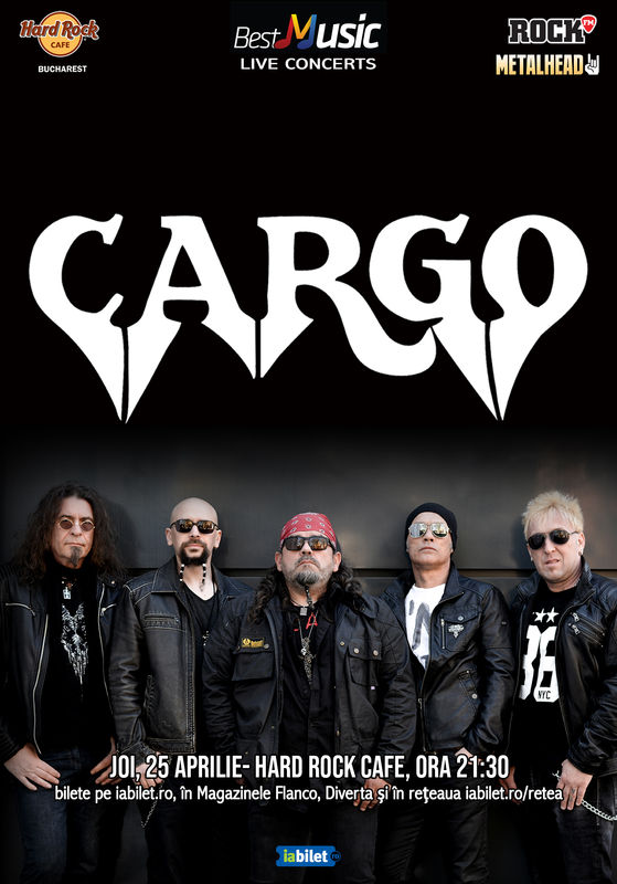 25 Aprilie, Concert Cargo Hard Rock Cafe, București