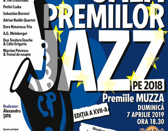 Gala Premiilor de jazz - Premiile MUZZA, Hard Rock Cafe, București, 7 Aprilie