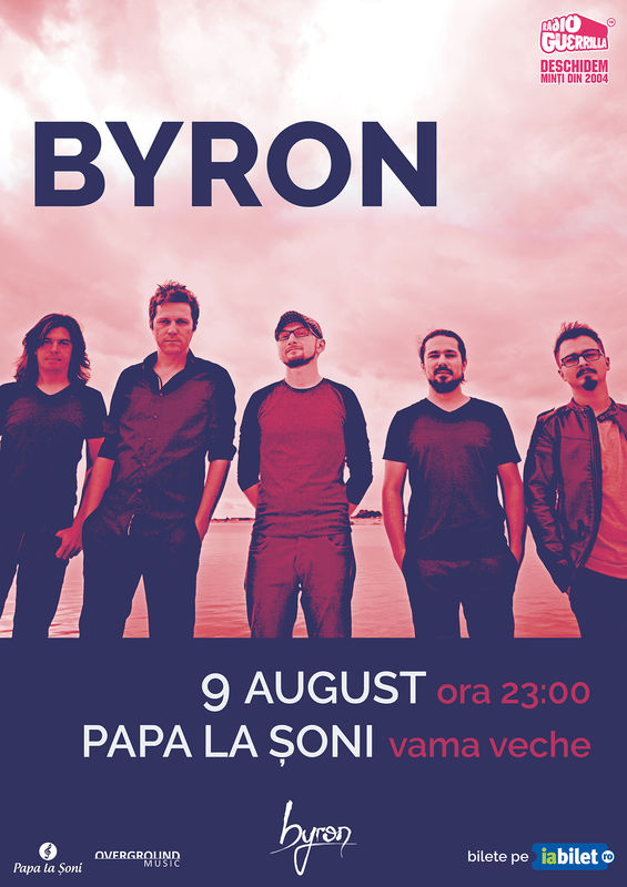 9 august Byron concertează în Vama Veche