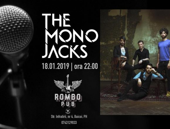 18 ianuarie, concert THE MONO JACKS la Rombo Pub
