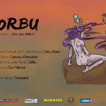 28 februarie – 9 martie: CORBU, turneul de lansare al primului lor album „Zbor spre Radacini”