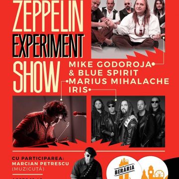 Mike Godoroja & The Blue Spirits, Marius Mihalache si IRIS - Zeppelin Experiment Show